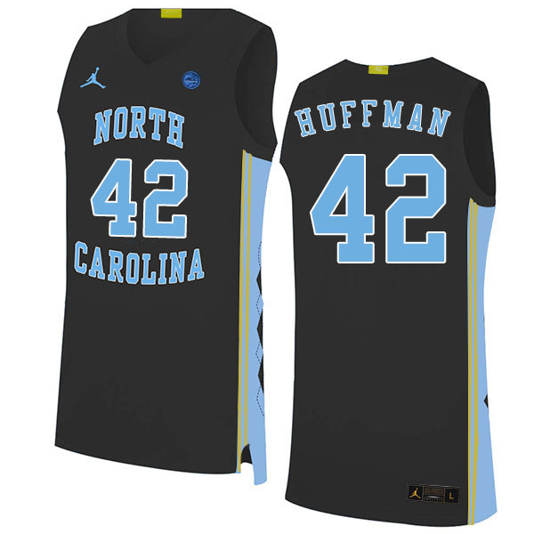2020 Men #42 Brandon Huffman North Carolina Tar Heels College Basketball Jerseys Sale-Black